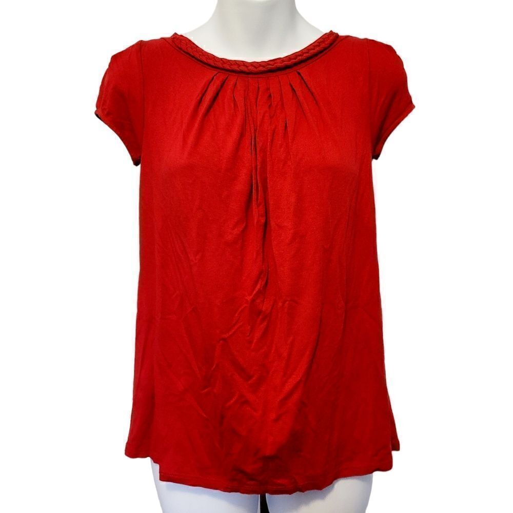 2/$20 Vintage Y2K RW&CO Plain Red Top Blouse Size: XS